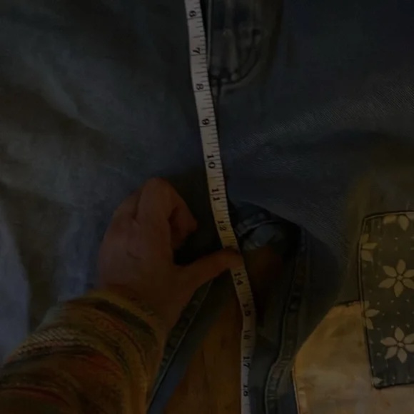 BILLABONG X WRANGLER WOMEN'S HIGH RISE FLORAL PATCHWORK Jeans sz 26 NWT - Picture 6 of 8